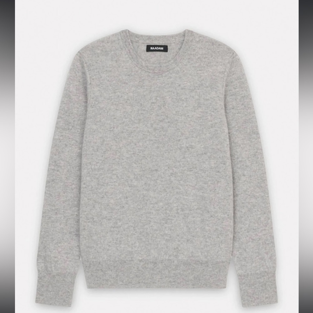 Naadam Original Cashmere Sweater in Gray/Cement